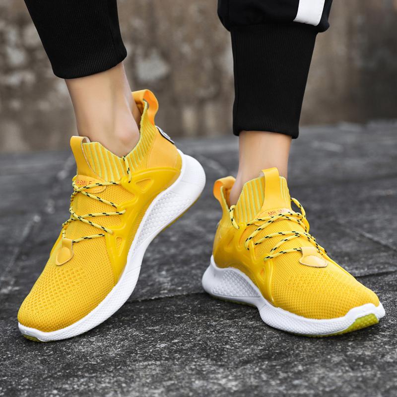 Sports Shoes Men's Running Shoes Korean Style Breathable Casual Men's Shoes Fashion Student Tennis Shoes Men