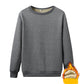 Winter Plus Velvet Padded Long-sleeved T-shirt To Keep Warm Inner Wear Bottoming Shirt Top
