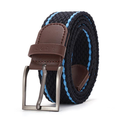 Men /women Belt High Quality Nylon Braided Elastic Belt  Outdoor Sport Simple Practical