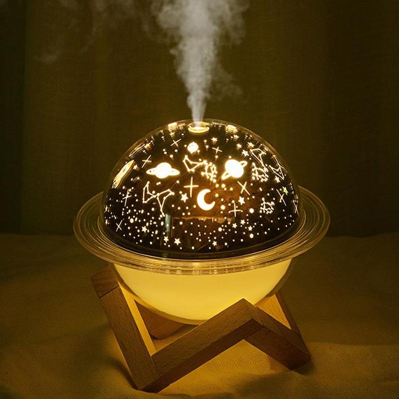 250ml Christmas Indoor Air Humidifier Night Light Atmosphere Light Silent Aroma Diffuser USB  Electric Sprayer