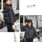 Down Cotton Jacket Women's Short Striped Loose Korean Fashion All-match Jacket Temperament Stand-up Collar Top
