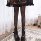 Spring and Autumn Thin Lolita White Lace Stockings Cute Lady Princess Lolita Hollow Tights Lolita Bottoming Socks