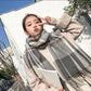 Birthday present Winter warm scarf Christmas gift Woman Trend Wild Shawl scarf Long section scarf