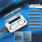 Bluetooth V5.0 Earphones Wireless with Mic Sports Waterproof 2200mAh Charging Box for Ios Android