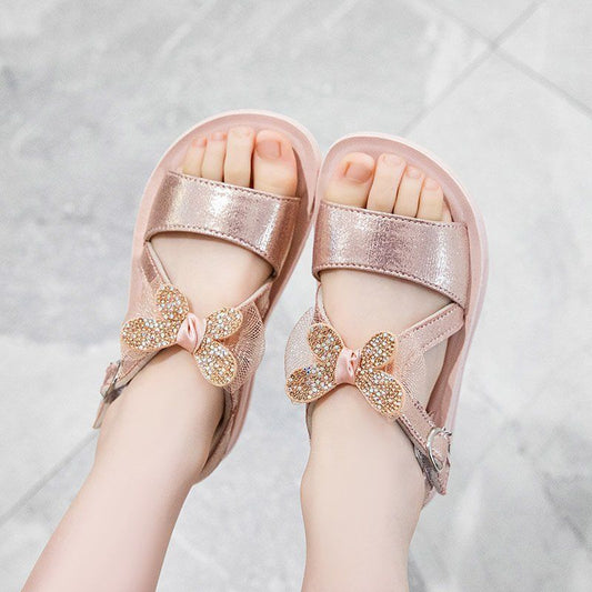 Children's Sandals  Girls  Princess  Baby Shoes  Summer Fashion  Soft Soles  Medium  Large Children's Shoes