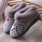 Winter Couple Cotton Slippers Platform Non-slip Bag Heel Slippers Home Furnishing Plush Warm Shoes