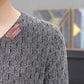 Long-sleeved T-shirt Men's Autumn and Winter Warm and Comfortable Tops Plus Size Men's V-neck Bottoming Shirt Men