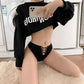 Ladies Sexy Thong High Elastic Middle Low Waist T Pants Front Cross Strap Comfortable Breathable Sports Fitness Butt Lifting Panties