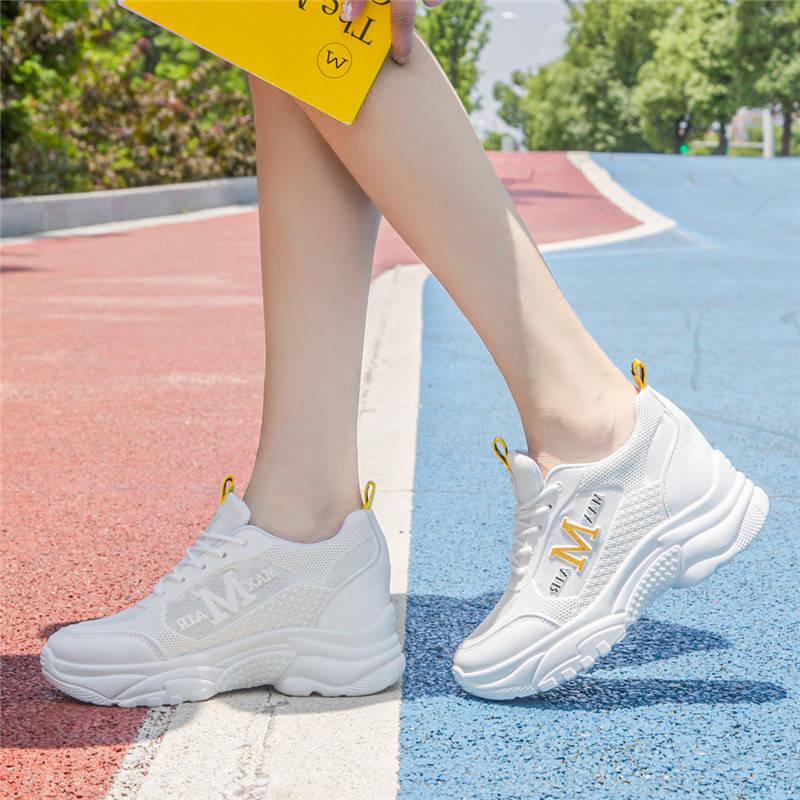Ladies Glitter Chunky Sneakers Platform Casual Dad Shoes Sneakers Women Shoes Trainers Basket