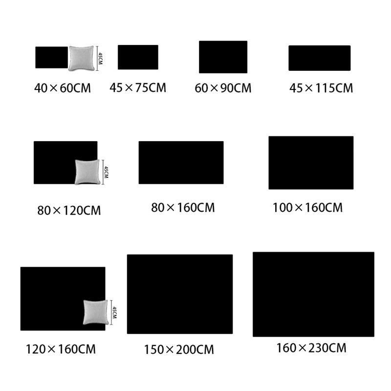 Fashion Modern Household Carpet Nordic Minimalist Black and White Plaid Pattern Kitchen Carpet Living Room Bedroom Bedside Non-slip Carpet Floor Mat