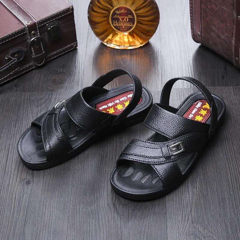 Vietnamese Rubber Men's Sandals and Slippers Korean Non-slip Casual Shoes Summer Comfortable Men's Sandals