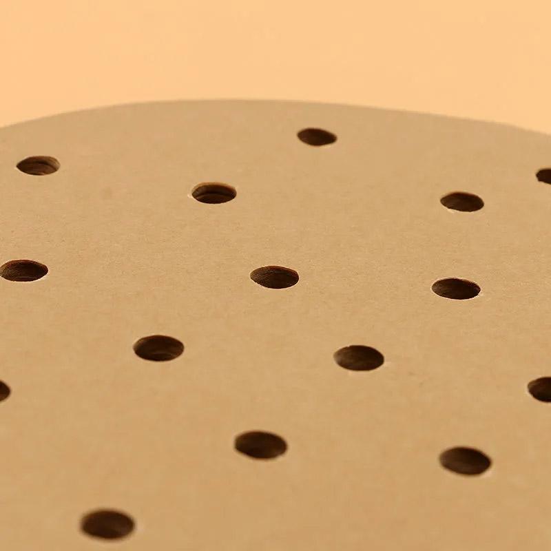 Air Fryer Parchment Paper, Air Fryer Liners, 100pcs 8.5 Inch, Air Fryer Accessories, Perforated Parchment Paper for Air Fryer, No Burn, Easy Cleanup