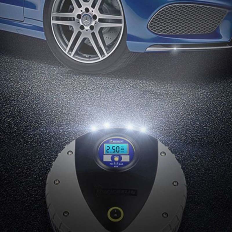 Multifunctional Car Air Pump, Car SUV, Portable 12V Car Tires, Universal High-power Air Pump, Preset Tire Pressure Digital Display Model