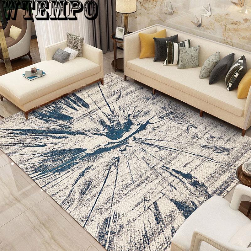 Tea table blanket plush mat bedroom rug bathroom anti-slip mat blanket living room carpet simple