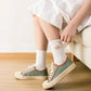 Three Pairs of Women's Tube Socks Trend All-match Cotton Tube Socks Planet Pattern Couple Socks