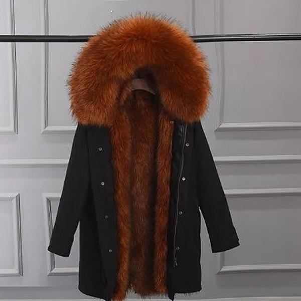 Winter Coat Shawl Jacket Hood Faux Fur Scarf Collar Overcoat Necks Down Coat Accessories