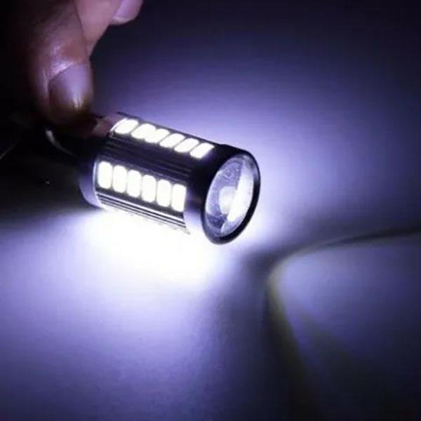 12V 100W LED Car Rear Tail Light 6000K 1156/1157 Natural Light/ Strobe Light Car Light Bulb Red/white