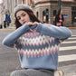 Plus Fleece Turtleneck Sweater Women Autumn and Winter Loose Imitation Mink Fleece Pullover Bottoming Sweater