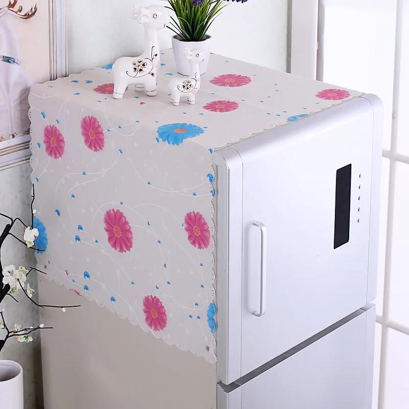 Refrigerator Cover Cloth Dust Cover Single Door Refrigerator Cover Cloth Towel Pvc Simple Waterproof Washing Machine Cover
