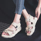 Sports Sandals Women's Soft Sole Lightweight Korean Fashion Sandals Student Velcro Beach Shoes