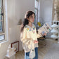 Embroidered Pullover Women's Sweater Japanese Loose Lazy Style V-neck Blouse Long-sleeved Knitted Bottoming Shirt