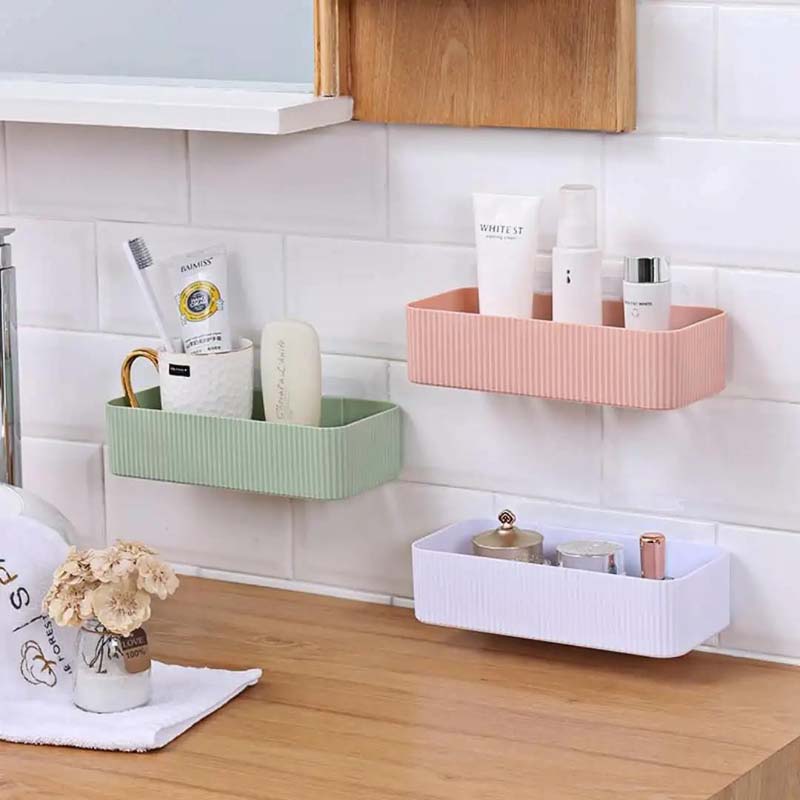 Wall Bathroom Shelf Kitchen Storage Rack Bathroom Storage Box