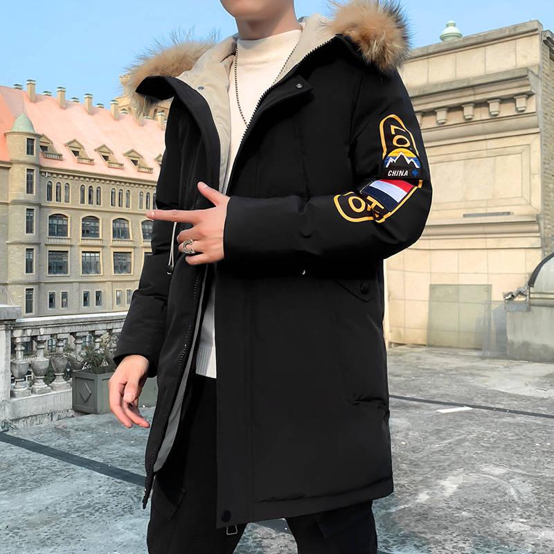 Winter Khaki Parkas Men Thicken Warm Jacket Fleece Parka Coats Casual Jackets Hooded Cotton Outwear