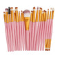 7/20 Pcs  Makeup Brush Set Foundation Powder Eyeshadow Make-up Brushes Contour Cosmetic Brus