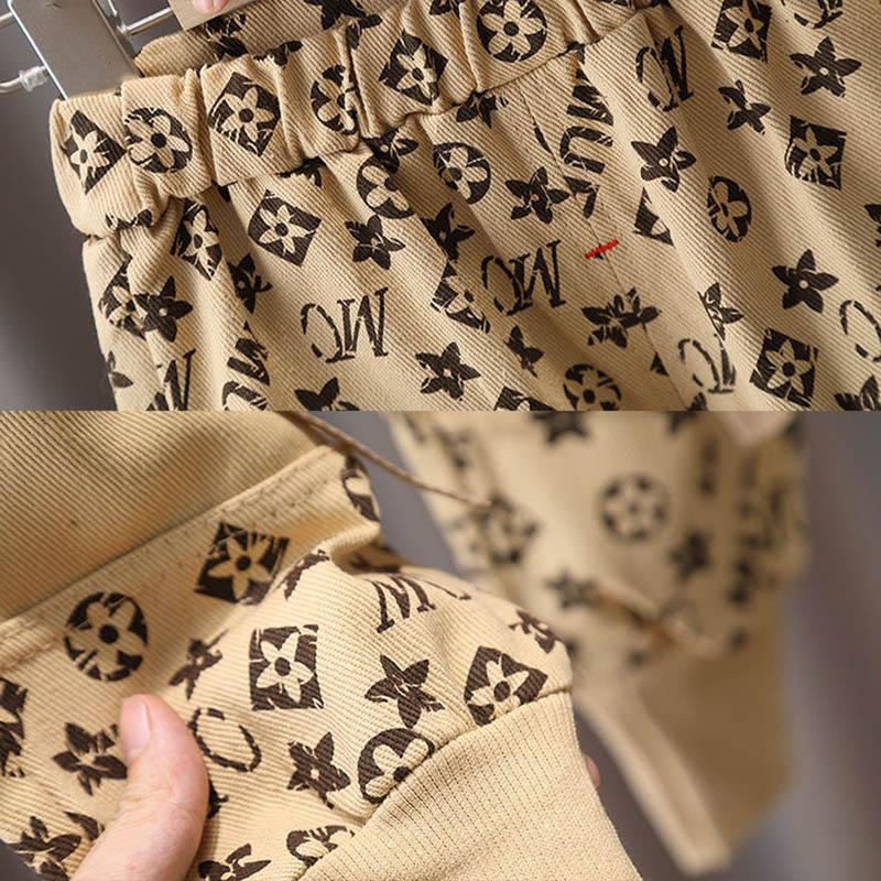 Boys Autumn Suits Children's Sports Handsome Baby Western Style Spring and Autumn Two-piece Sets Baby Cute Cool Style Suits