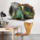 Animal World Lizard 3D Three-dimensional Waterproof Wall Sticker Removable PVC Room Wall Sticker