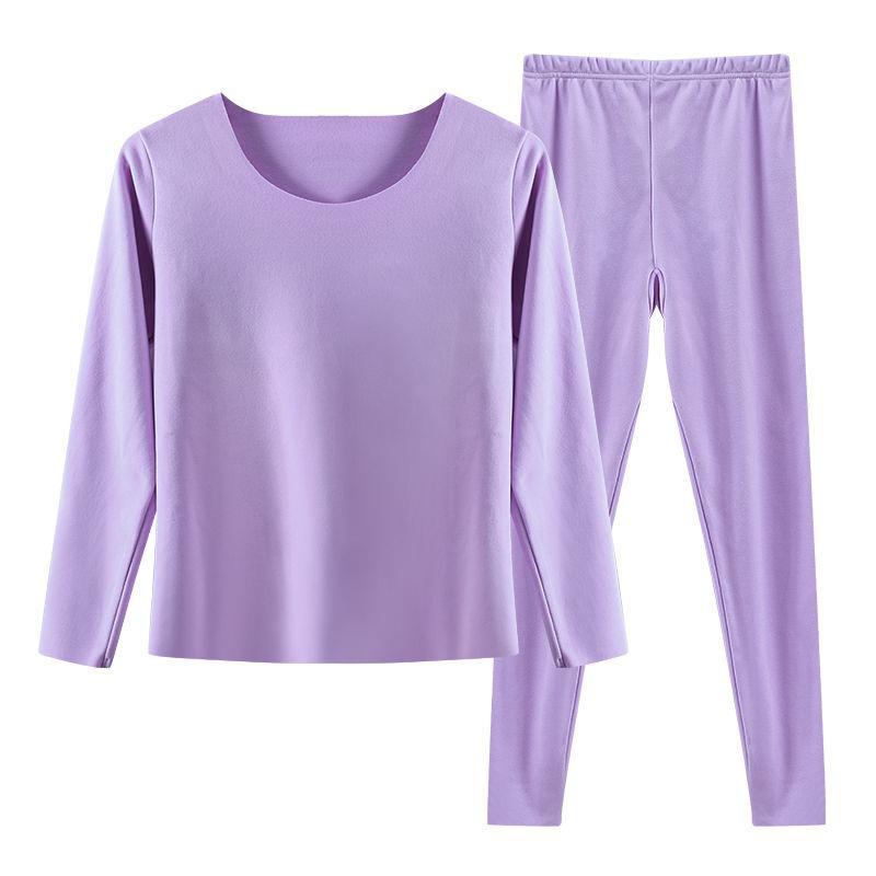 Women Winter Thermal Underwear O-neck Lingerie Female Autumn Tight Suit Thicken Windproof Lowneck Soft Lining Long Sleeve High Elasticity Slim