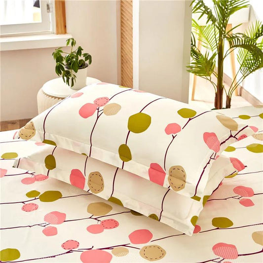 Pillow Cover 48x74cm Pair Double Bed Cotton Pillow Cover Printing Larger Pillow Cover Universal