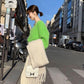 Autumn  Winter Mink Velvet Sweater Women Casual Loose One-word Neck Strapless Long-sleeved V-neck Outer Wear Sweater