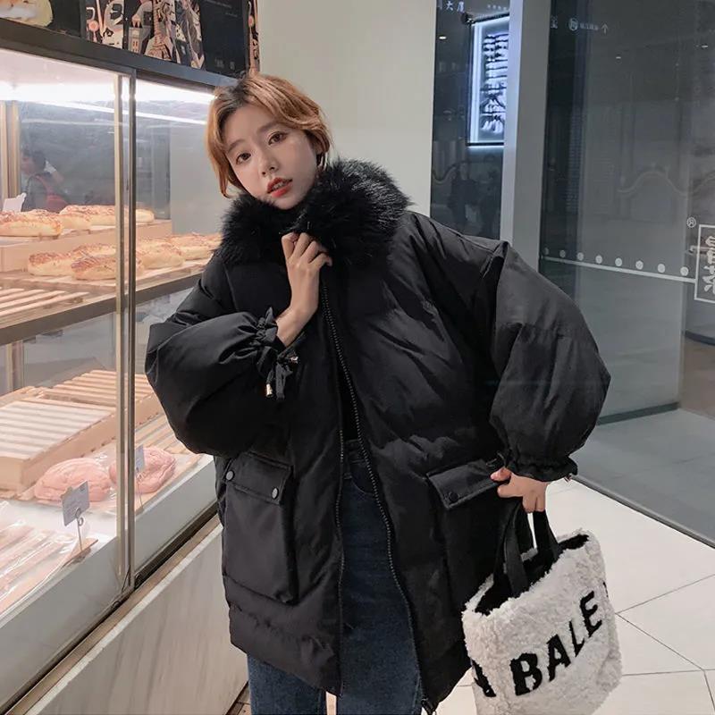 Women's Winter Korean Style Bread Coat Loose Padded Down Coat Jacket