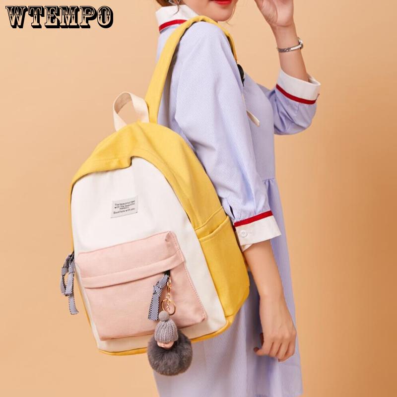 School Backpacks for Girls boys Adolescence Student Backpack Female for notebook back pack