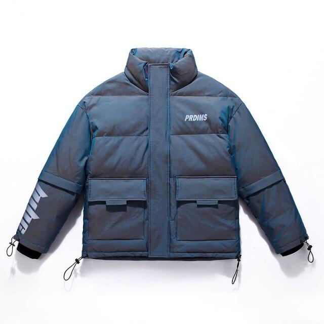Winter Down Jacket Men's Casual White Duck Down Jacket Stand-up Collar Parka Hip-hop Coat Warm and Windproof Jacket