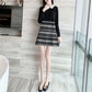 Autumn and Winter Knitted Doll Collar Sweater Dress Mid-length Student Long-sleeved Bottoming Skirt Fashion Casual Top
