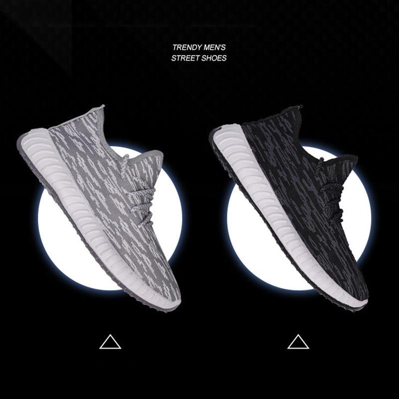 Summer Men's Breathable Running Shoes Trend Non-slip Wear-resistant Casual Sports Shoes