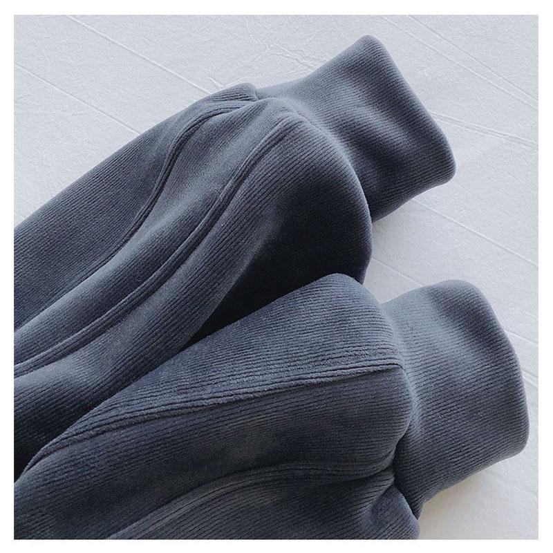 Thickened Lamb Velvet Sweatpants Women Autumn and Winter Loose and Thin High Waist Corset Harlan Casual Plus Velvet Guard Pants