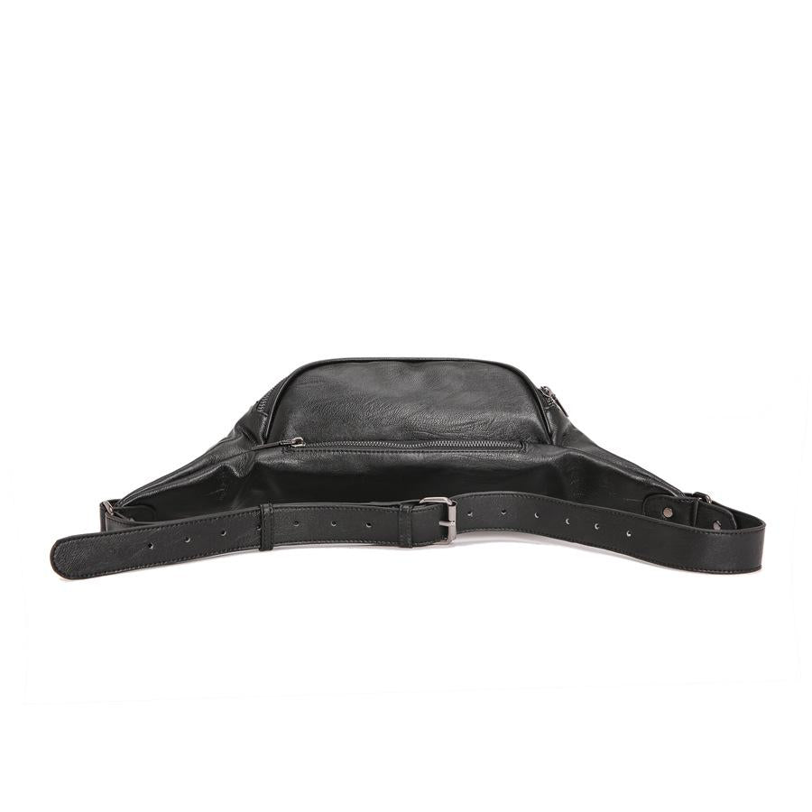Waist Bag Men Rivet Stitching Chest Bag Mobile Phone Bag Outdoor Leisure Sports Shoulder Bag