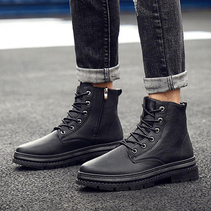 Martin Boots Men's High-top Casual Shoes All-match Retro Boots Autumn Ankle Boots Men's Sneaker
