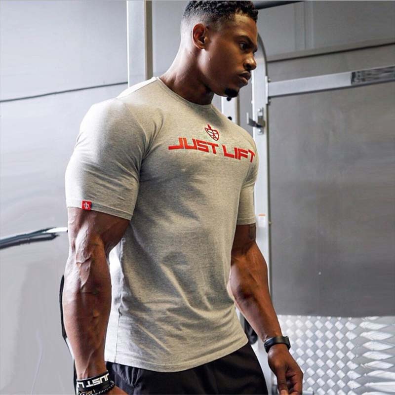 Sports and Leisure Short-sleeved Stretch Fitness T-shirt Summer Breathable Printing Top