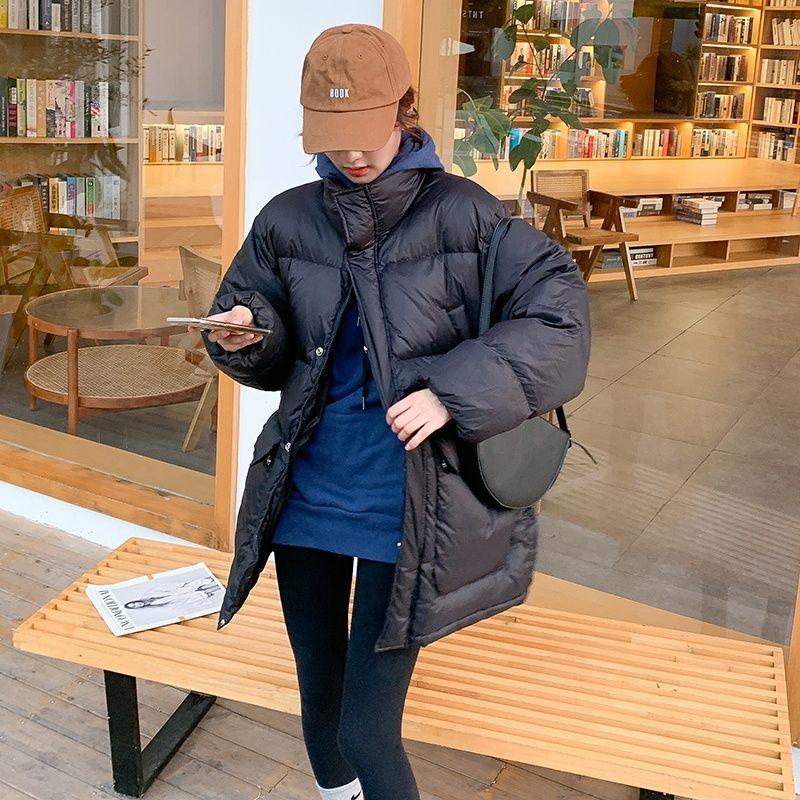 Padded Jacket Winter Coat Women Thick Cotton Coat Korean Style Loose Mid-length Cotton Coat Oversize Women's Trend