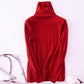 Pofulove Women's Cardigan High-necked Pullover Short Knitted Cashmere Sweater Loose Autumn Winter