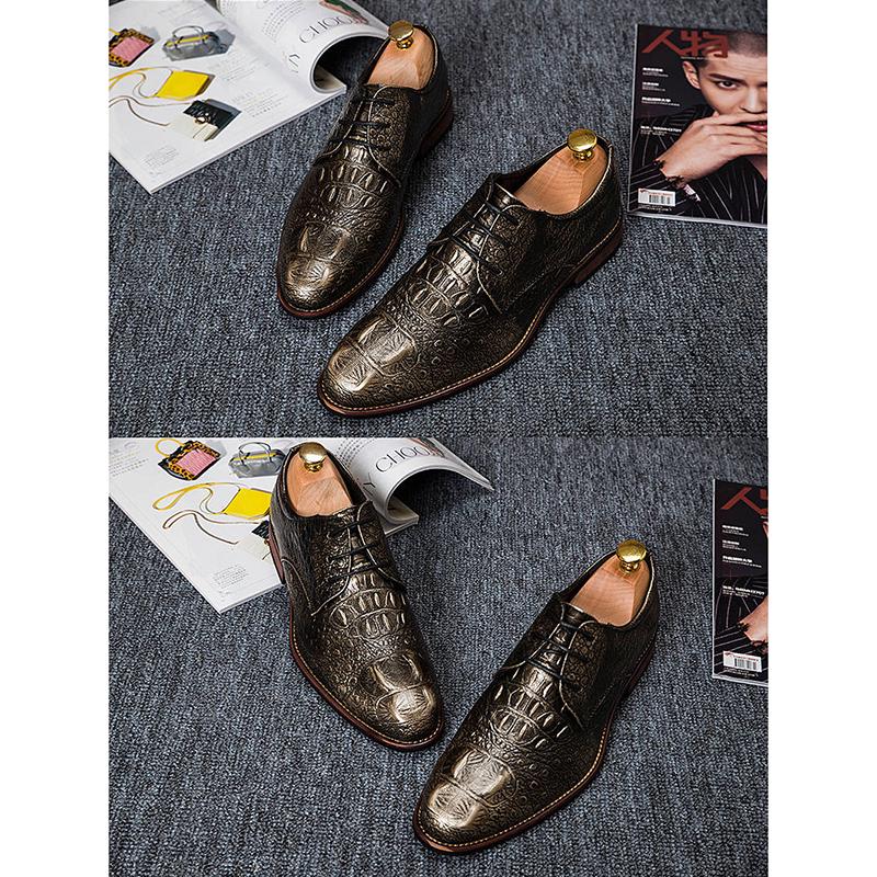 Men's Business Shoes Men Breathable Leather Shoes Formal Dress Shoes Wedding Shoe Pointed Casual
