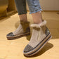 Autumn and Winter Fashion Rhinestones and Velvet Warm Snow Boots Casual Women's Shoes
