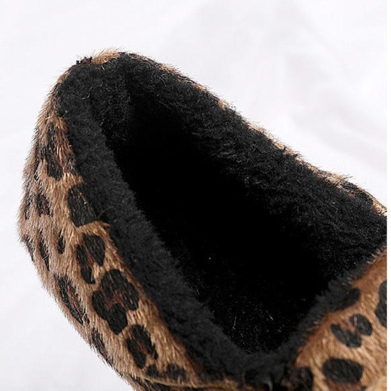 Winter Soft-soled Plus Velvet Thick Warm Shoes Non-slip Wear-resistant Outer Flat Shoes