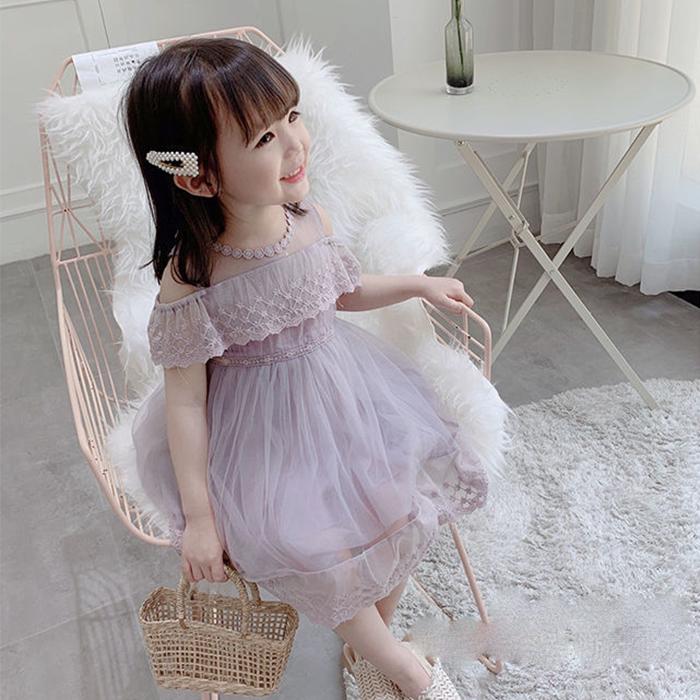 Lace Girls Princess Dress Fluffy Cake Dresses Kids Christmas Party Costume Wedding Birthday Tutu Gown Children Clothing