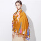Women Scarf Winter Tassels Long Lady Shawls Cashmere Like Pashmina Hijabs Scarves Wraps