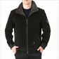 Corduroy Men's Jacket Autumn and Winter Plus Velvet Thick Casual Middle-aged Men's Jacket